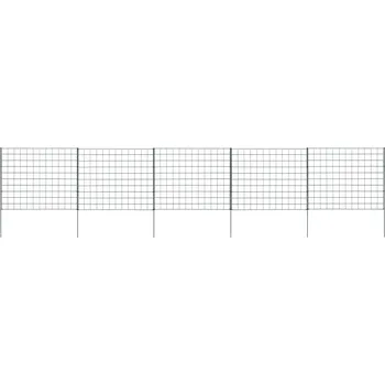 Plot vidaXL Zahradní plot 77,5 x 64 cm zelený [146102]
