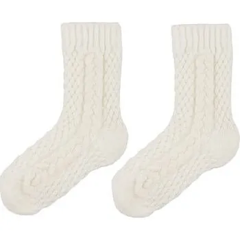 Pánské ponožky Vlnka Dětské tradiční ponožky s ovčí vlnou Merino bílá velikost ponožek 29-30