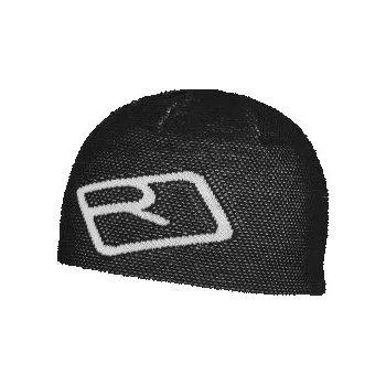 Čepice Ortovox Merino Logo Knit Beanie black raven Černá čepice + DÁREK DLE VÝBĚRU!