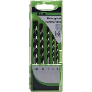 Vrták Sada válcových vrtáků do betonu Luna 10 5 6 8 4 mm (232160101)