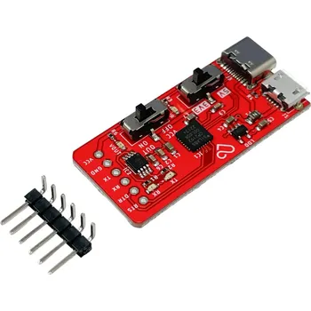 Elektronická stavebnice LaskaKit CP2102 programmer USB-C, microUSB, UART