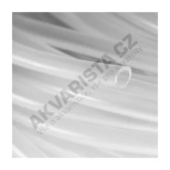 Kompresor do akvária Vzduchovací hadička silikonová mléčná (4/6mm), metráž