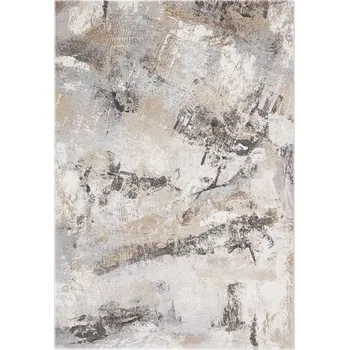 Koberec Moderní kusový koberec Ragolle Argentum 93825 9243 Abstraktní béžový šedý Rozměr: 80x150 cm