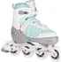 Celoroční brusle Nils Extreme NH11912 A 2v1 bílé/mátové, 35-38