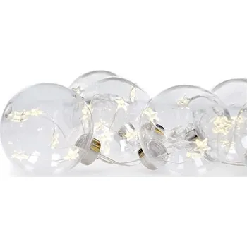 Vánoční dekorace LED sada vánočních koulí 1V228