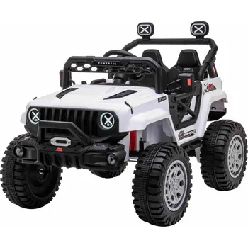 Dětské elektrovozidlo Mamido Elektrické autíčko jeep Off-road Speed 4x4 bílé