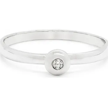 Prsten Zásnubní prsten z bílého zlata s diamantem 21ZP2302618D