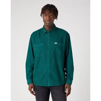 WRANGLER® PÁNSKÁ MANŽESTROVÁ KOŠILE - ZELENÁ XXL