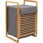 Šedý bambusový koš na prádlo HOLDE