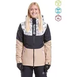 bunda MEATFLY Kirsten BLOSSOM WHITE/LATTE velikost oblečení XS