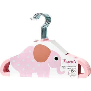 Ramínko 3 SPROUTS ramínka 10ks Elephant Pink