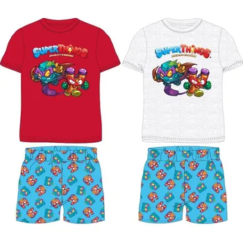 Chlapecké pyžamo Super Zings - licence Chlapecké pyžamo - Super Zings 5204064, šedý melír Barva: Šedá, Velikost: 122