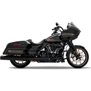 Výfuk pro motocykl Koncovky výfuku RINEHART RACING 4.5" HP45 XL SLIP-ON MUFFLER 500-1111 pro HARLEY DAVIDSON TOURING M8 rok 2017-2023 viz popis (barva černá, bronzové zakončení )