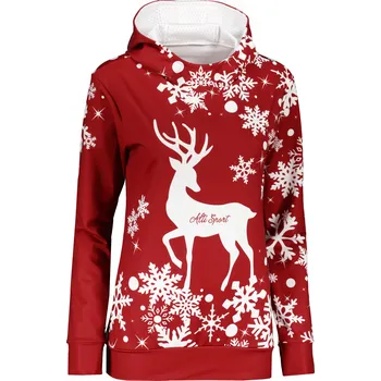 Dámská mikina Dámská mikina premium ALTISPORT VOJ/ALWVN5MI01 ČERVENÁ M