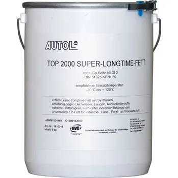 Plastické mazivo Mazací tuk Autol TOP 2000 Super Longtime Fett 5 kg