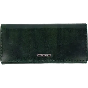 Peněženka SEGALI Dámská kožená peněženka SG-27120 zelená