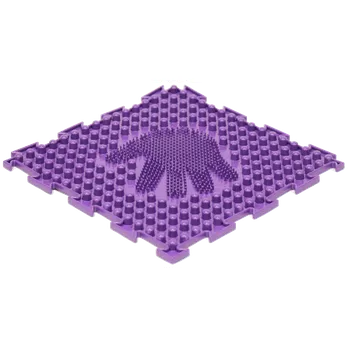 ortopedická podložka Ortodon - ortopedická podlaha Dlaň levá měkká Fialová