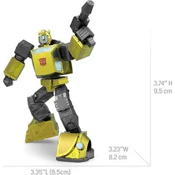 Puzzle Metal Earth Luxusní ocelová stavebnice Transformers Bumblebee, barevná