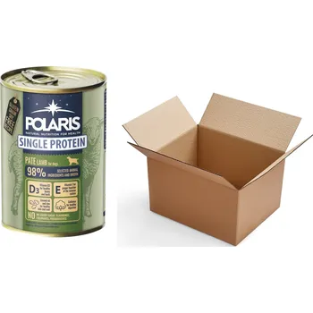 Polaris Single Protein Paté Pes Jehněčí, konzerva 6x400 g