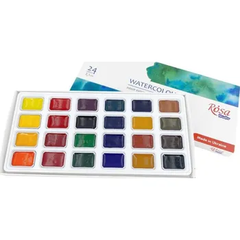 Vodová barva ROSA Ukraine Studio akvarelové barvy 24x 2,5 ml