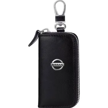 Klíčenka na Autoklíč NISSAN. Kožené Pouzdro na klíče od auta.