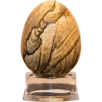 Kamenné vajíčko Yoni Spirit obrázkový jaspis (YOS06)