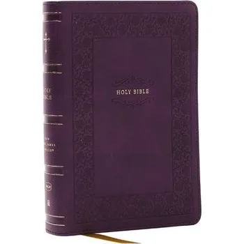Cizojazyčná kniha NKJV Compact Paragraph-Style Bible w/ 43,000 Cross References, Purple Leathersoft, Red Letter, Comfort Print: Holy Bible, New King James Version - Thomas Nelson