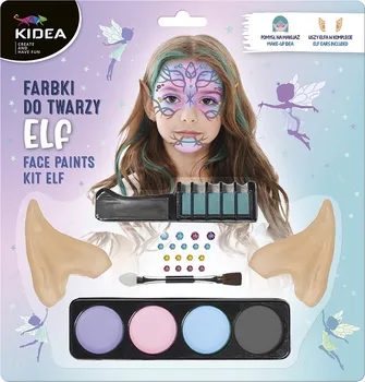 Speciální výtvarná barva Kidea Face Paints Kit Elf