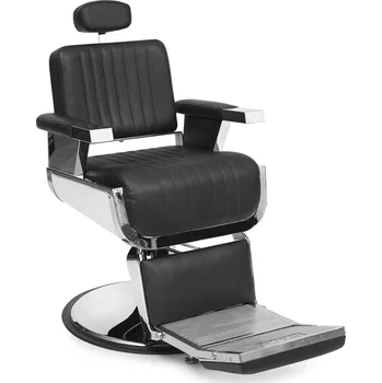 Kadeřnické křeslo Kadeřnické barber křeslo Sibel Barburys Jethro - černé (0190203) + dárek zdarma