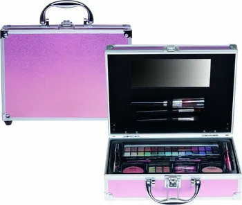 dětské šminky a malovátka Mac Toys Velký kosmetický kufřík růžový