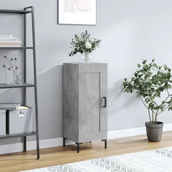 Organizace kuchyně vidaXL Příborník 34,5 x 34 x 90 cm kompozitní dřevo [830449] Barva: Betonová šedá