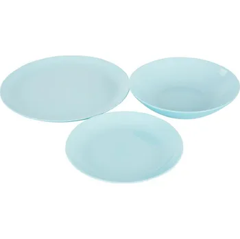 Talíř Jídelní sada Diwali Turquoise - 18ks, LUMINARC Jednoduchost, čistota, dokonalost a preciznost...toto je charakteristika talířů z této nádherné jídelní sady Luminarc.