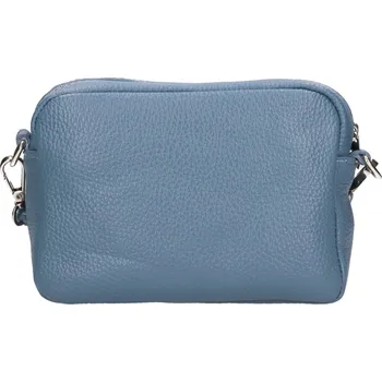 Kabelka Dámská kožená crossbody kabelka Italia Marika - modrá
