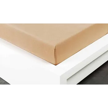 Prostěradlo Jersey prostěradlo Exclusive dvoulůžko - béžová 160x200 cm