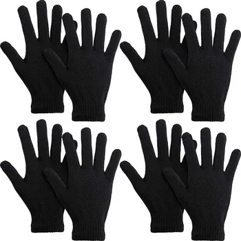 Cyklistické rukavice Zimní pletené rukavice - dětské, 4 páry