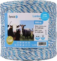 fencee Lanko pro elektrický ohradník bílé/modré 2,5 mm x 800 m