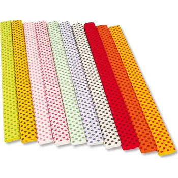 Balící papír Hladký hedvábný papír s tečkami