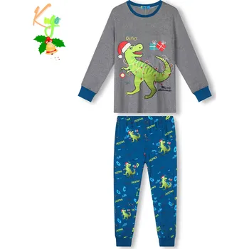 Chlapecké pyžamo Chlapecké pyžamo - KUGO MP3835, šedá Barva: Šedá, Velikost: 98