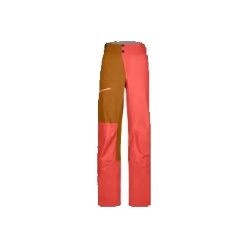 Snowboardové kalhoty Ortovox ORTLER PANTS W coral L; Červená kalhoty + DÁREK DLE VÝBĚRU!