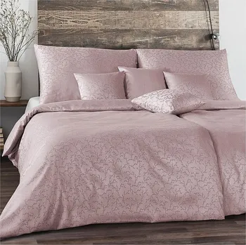 Povlečení VEBA Starorůžové kytičky 2dílné 90/70+200/140 zip