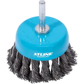 kartáč na vrtačku XTLINE Kartáč hrnkový copy, válcová stopka | 75 mm