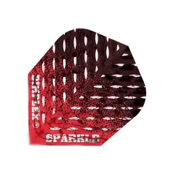 Příslušenství pro šipky HARROWS LETKY DIMPLEX SPARKLE BLACK AND RED F2494