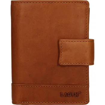 Peněženka Lagen pánská peněženka kožená V-27/V-hnědá - BRN