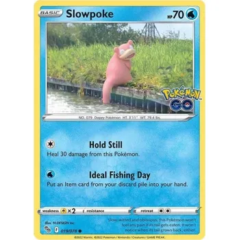 Sběratelská karetní hra Pokémon karta Slowpoke 019/078 - Pokémon Go
