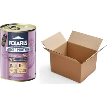 Polaris Single Protein Paté Pes Krůtí, konzerva 6x400 g