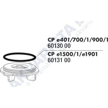 Přílušenství k akvarijnímu filtru JBL Náhradní těsnění krytky rotoru CristalProfi e15/1900/1,2