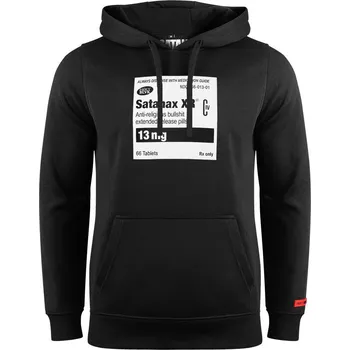 Pánská mikina mikina s kapucí pánské - SATANAX - HOLY BLVK - HB042H - S