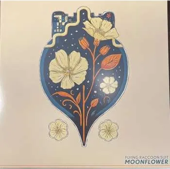 Zahraniční hudba LP Flying Raccoon Suit: Moonflower CLR 2023 Coloured Bone With Blue And Orange Splatter Vinyl
