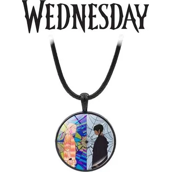 Náhrdelník náhrdelník Wednesday Addams varianta 2