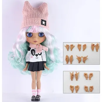 Čína Panenka s flexibilnímy klouby a pohyblivýma očima a s moderním účesem (30 cm) Barva: full set with hands v čepici